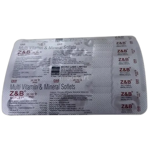 z & b softlet tablet 15's